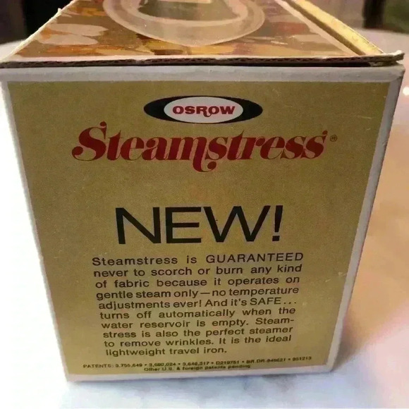 Vintage 70s new in  package Steamstress by Osrow. - Picture 5 of 9